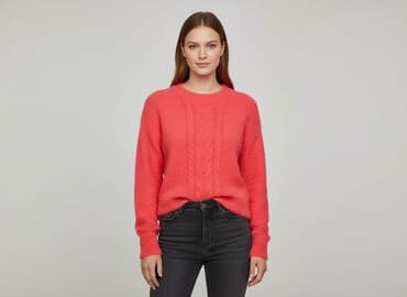 długi sweter i sukienka: Sweter damski, rozmiar M — 1