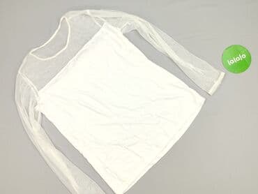 biala bluzka na dlugi rekaw: Bluzka damska, rozmiar S — 4