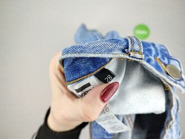 spodnie jeansy szerokie nogawki: Jeansy damskie, rozmiar S — 4