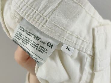 spodnie cargo białe: C&A, Spodnie cargo damskie, rozmiar S — 6