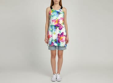 sukienki rozkloszowane midi na wesele: Sukienka damska, rozmiar S — 5