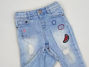 Spodnie jeansowe, Zara, 12-18 miesięcy, stan - Bardzo dobry