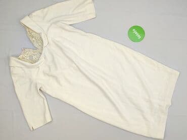 sukienka midi ecru: Sukienka damska, S — 2