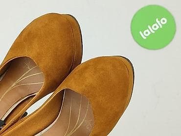 platforma wszystko: Czółenka na wysokim obcasie z platformą – damskie - Rozmiar: 37 — 5