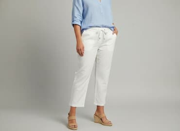 kapcie walkx: Spodnie materiałowe damskie, rozmiar XL — 6