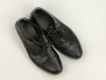 buty na koturnie czarne ccc: Półbuty dla mężczyzn, rozmiar 39 — 2