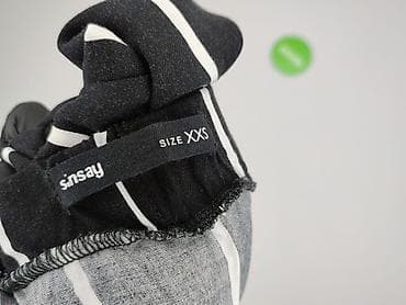 Ubrania damskie: Sinsay, Spodnie materiałowe damskie, rozmiar 2XS — 6