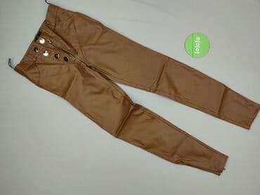 spodnie woskowane new yorker: By Me, Spodnie materiałowe damskie, S — 3