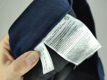 chinosy damskie granatowe: Yessica, Spodnie materiałowe damskie, rozmiar XL — 5