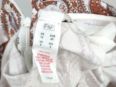 spodnie z wysokim stanem cropp: F&F, Spodnie materiałowe damskie, M — 5