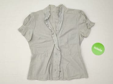 szara bluzka damska: Koszula damska, rozmiar XL — 2