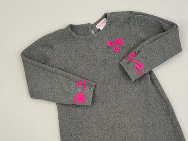 sukienka w geometryczne wzory: Dress, 4-5 years, 104-110 cm, condition - Perfect — 1