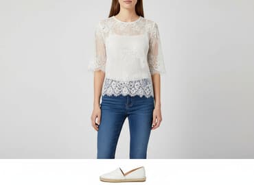 sukienki boho koronkowe: Bluzka damska, rozmiar S — 6