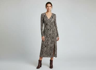 steve madden klapki z futerkiem: F&F, Sukienka damska, rozmiar S — 7