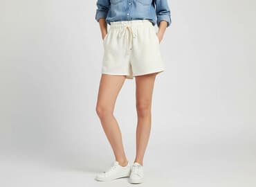 biale spodenki pod sukienke: Sinsay, Szorty damskie, rozmiar S — 7