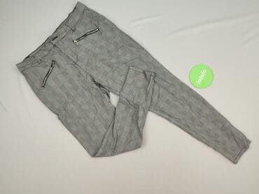 zara spodnie dzianinowe: Janina, Spodnie materiałowe damskie, rozmiar 3XL — 2