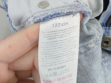 lakierowane legginsy: Spodnie jeansowe, Little kids, 7 lat, 116/122, stan - Bardzo dobry — 5