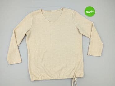 beżowe buty na koturnie ccc: Bluzka damska, rozmiar L — 2