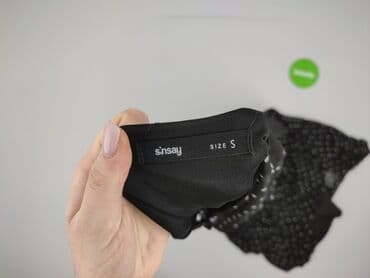 czarna sukienka z długim rękawem sinsay: Sinsay, Sukienka damska, rozmiar S — 4