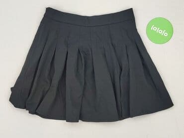 czarne spódnice midi z rozcięciem: Shein, Spódnica damska, M — 2