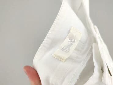 Women: Material trousers for women, M — 4