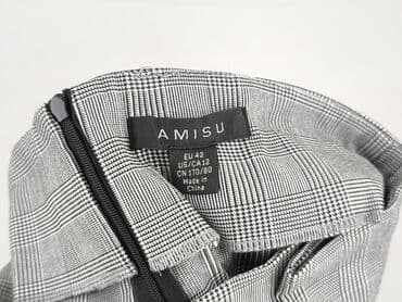 spódniczka w kratkę czerwone: Amisu, Spódnica damska, L — 5