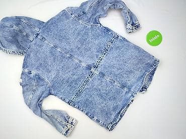 bomber: DENIM JEANS, Джинсова куртка жіноча, розмір L — 3