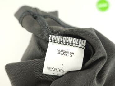 bluzka czarna z tiulem: Women's blouse, size L — 5