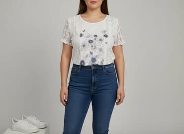 kurtka ellen rose: T-shirt damski, rozmiar XL — 7