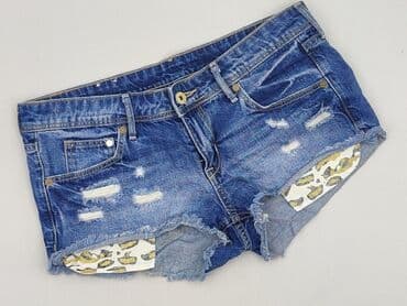 skórzane krótkie spodenki: H&M, Szorty damskie, rozmiar M — 1