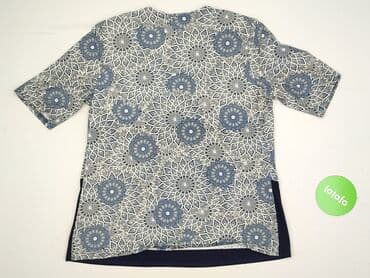 bluzka z kwiatem 3d h: Women's blouse, size 3XL (EU 46) — 3