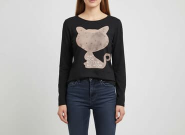 ubrania z kotem: Bluzka damska, rozmiar L — 6