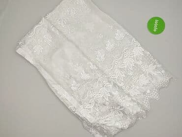 serwetka: Biała firana z haftem – panel/zasłona z delikatnej siateczki - Kolor — 2