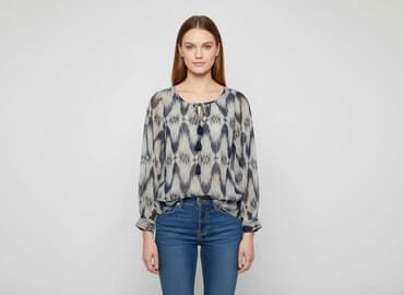 sukienka z dekoltem łódka: Vila, Bluzka damska, S — 7