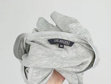 białe t shirty z dekoltem v: Top Secret, T-shirt damski, rozmiar S — 5