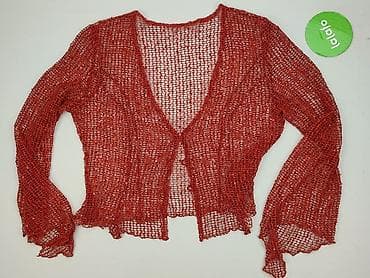 inne: Ceglany, ażurowy komplet damski – bolerko + top na ramiączkach - — 3