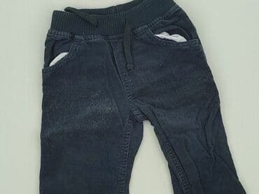 spodnie woskowane goodies: Denim pants, F&F, 9-12 months, condition - Good — 1