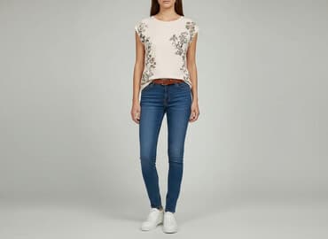 bluzki solar nowości: Tom Rose, T-shirt damski, rozmiar M — 7