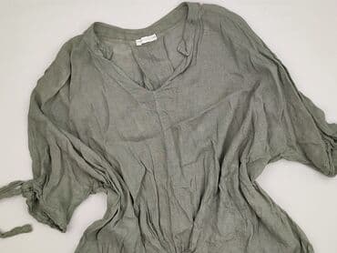 tuniki lniane włoskie: Tunika damska, rozmiar One size — 2