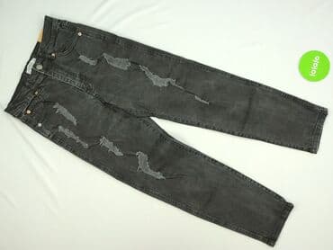 brązowe spodnie woskowane stradivarius: PULL&BEAR, Jeansy dla mężczyzn, rozmiar S — 2