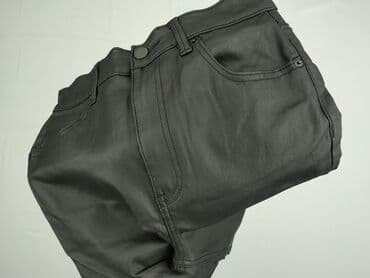 zara spodnie czarne szerokie: PULL&BEAR, Spodnie materiałowe damskie, rozmiar M — 6