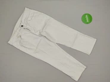 biale szerokie jeansy: Jeansy damskie, rozmiar S — 2