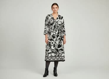 wieczorowa sukienki midi: E-vie, Sukienka damska, rozmiar XL — 6