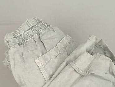 biale spodnie lniane zara: Zara, Spodnie materiałowe damskie, rozmiar L — 7