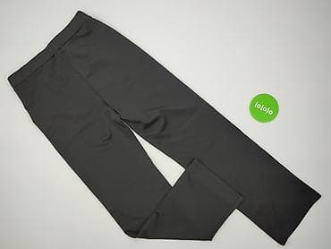 legginsy ze stringami: Spodnie materiałowe damskie, rozmiar L — 3