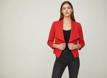 czerwona sukienka orsay: Orsay, Marynarka damska, rozmiar S — 6