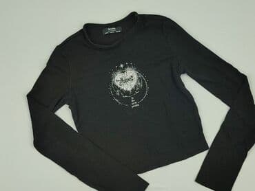 bluza czarna bershka: Bershka, Bluzka damska, rozmiar S — 1