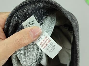 spodnie woskowane matowe: Jeans, Tu, 7 years, 116/122, condition - Very good — 5