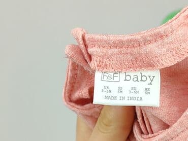 różowa koszulka niemiec: T-shirt, F&F, 3-6 months, condition - Very good — 4