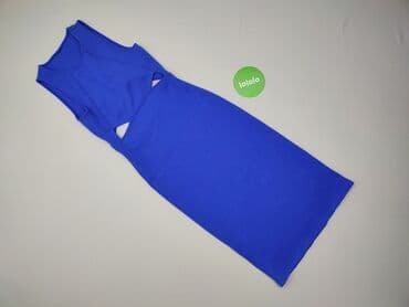 niebieska satynowa sukienka zara: Women`s dress, size S (EU 36) — 2